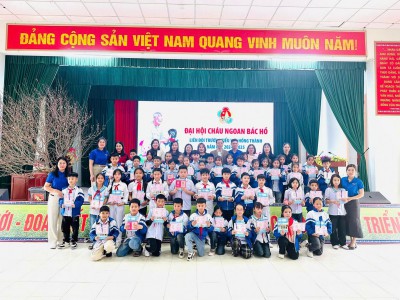Đại hội cháu ngoan Bác Hồ trường TH Hồng Thành